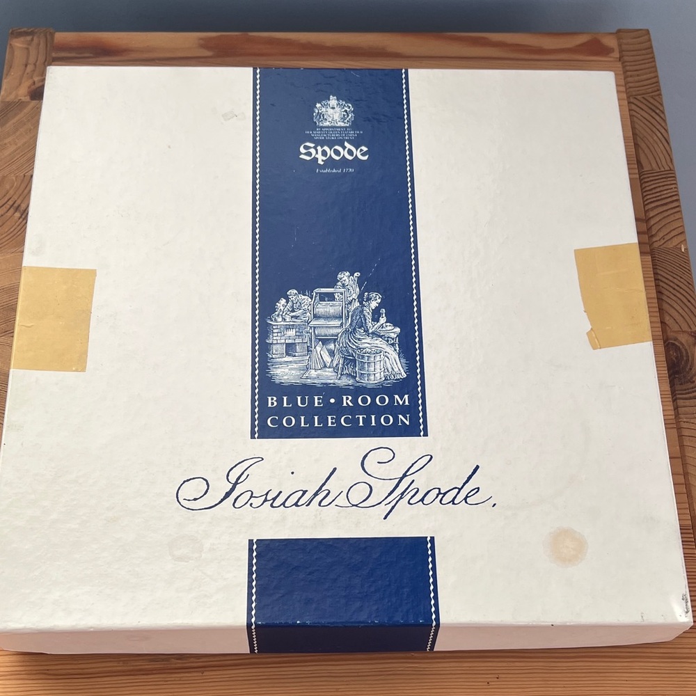 Spode Blue and White Decorative placemats 6 in total